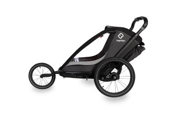 HAMAX Vozík za bicykel vr. ramená + kočíkovú set Cocoon One Grey/black