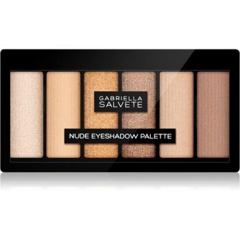 Gabriella Salvete Eyeshadow 6 Shades Palette paletka očných tieňov odtieň 01 Nude 12 g