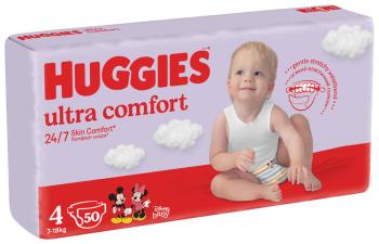 HUGGIES® Ultra Comfort Jumbo Plienky jednorazové 4 (7-18 kg) 50 ks