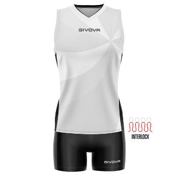 KIT ELICA VOLLEY BIANCO/NERO Tg. S