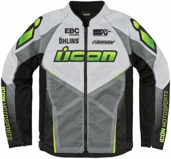 ICON - Motorcycle Gear Hooligan Ultrabolt™ Jacket Hi-Viz S Textilná bunda