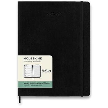 Moleskine 2023-2024 XL, mäkké dosky, čierny (DSB18WN4Y24)