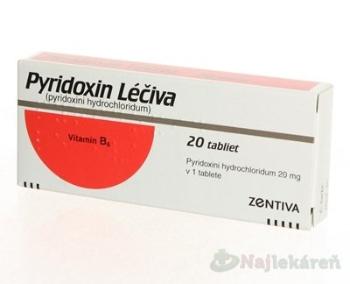 Pyridoxin Léčiva tbl.20x20mg