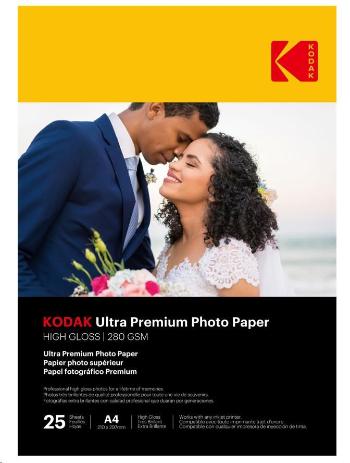 Kodak Ultra Premium Photo RC Gloss (280g/m2) A4 25 listov