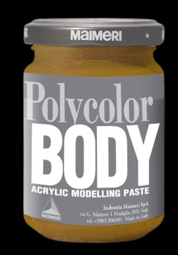 MAIMERI POLYCOLOR BODY - Modelovateľné akrylové pasty (806 - zlatá, 140 ml)