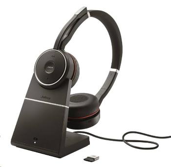 Jabra bezdrôtová náhlavná súprava Evolve 75 SE, stereo, MS, vr. nabíjacieho stojančeka