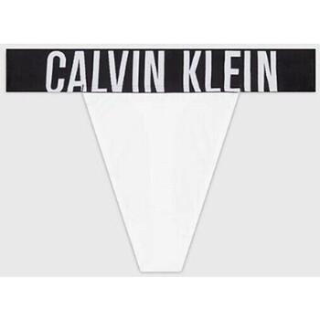 Calvin Klein Jeans  000QF7638E100 THONG  Slipy Biela