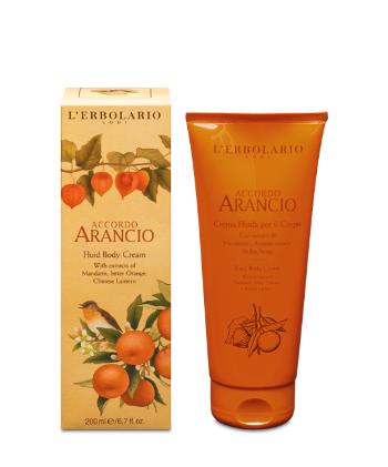 Accordo Arancio tekutý telový krém L Erbolario 200 ml