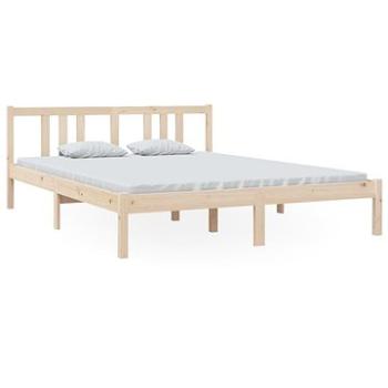 Rám postele masívne drevo 150 × 200 cm King Size, 814889