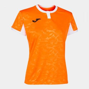 TOLETUM II T-SHIRT ORANGE-WHITE S/S 2XS