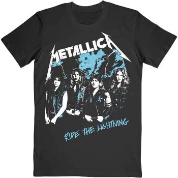 Metallica Tričko Vintage Ride The Lightning Black 2XL