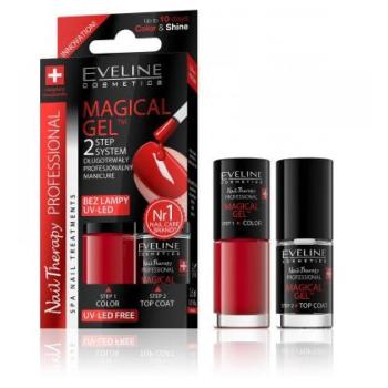 EVELINE Spa Nail Therapy Magical Gel 01 - Červená 2x5 ml