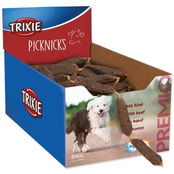 Pamlsek TRIXIE Dog Premio Picknicks klobása hovězí 8 cm / 8 g 200 ks