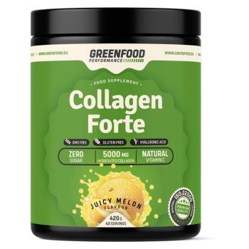 GREENFOOD NUTRITION Performance collagen forte šťavnatý melón 420 g