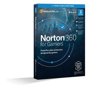 Norton 360 for gamers 50 GB, 1 použivateľ, 3 zariadenia, 12 mesiacov (elektronická licencia) (21415812) + ZDARMA Inštalácia na diaľku Alza služby - online instalace