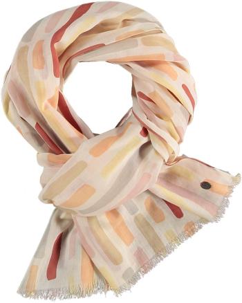 Fraas Dámský bavlněný šátek Stripe Design 609033 - béžová