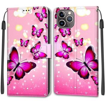 ART Peňaženkový kryt pre  Apple iPhone 11 Pro BUTTERFLIES