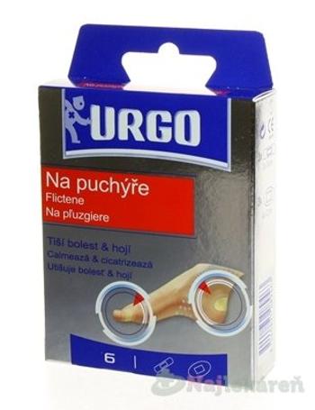 URGO Blisters Na pľuzgiere hydrokoloidná náplasť, 2 veľkosti 6ks