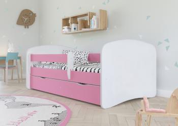 Detská posteľ Ourbaby Loki ružová 160x80 cm