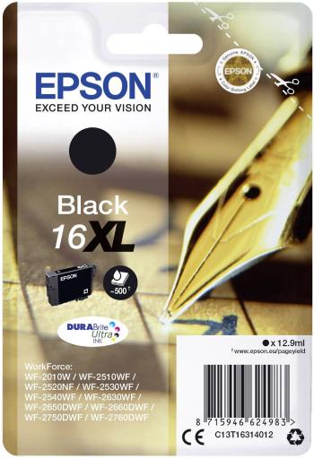 Epson Ink T1631, 16XL originál  čierna C13T16314012
