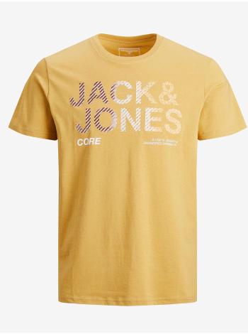 Tričká s krátkym rukávom pre mužov Jack & Jones - svetlohnedá