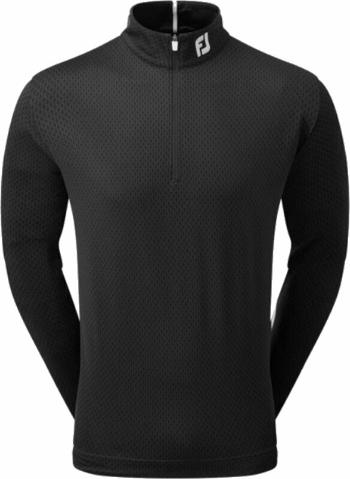 Footjoy Tonal Print Knit Chill-Out Mens Sweater Black S