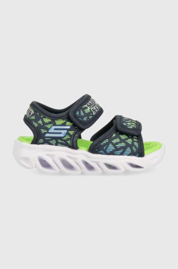 Detské sandále Skechers Hypno-Splash Sun Sonic tmavomodrá farba