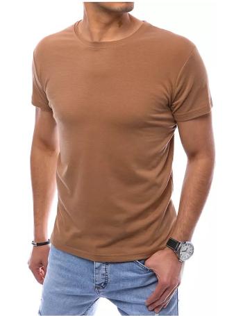 Hnedé pánske basic tričko vel. 2XL