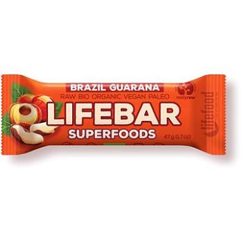 Lifefood Lifebar Superfoods RAW BIO 47 g, brazílska s guaranou (8594071484606)