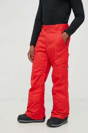 Snowboardové nohavice DC Banshee červená farba