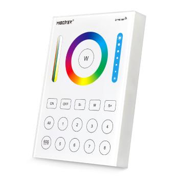 LED Solution Mi-Light RF Nástenný diaľkový ovládač pre RGB+CCT LED pásiky, 8-kanálový B8