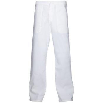 Ardon Pánske biele pracovné nohavice SANDER - 58
