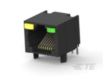 TE Connectivity MODULAR JACKS - INVERTED AND LEDSMODULAR JACKS - INVERTED AND LEDS 5406533-1 AMP