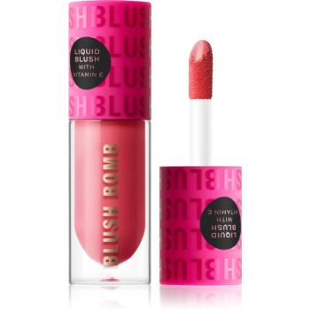 Makeup Revolution Blush Bomb krémová lícenka odtieň Savage Coral 4,6 ml