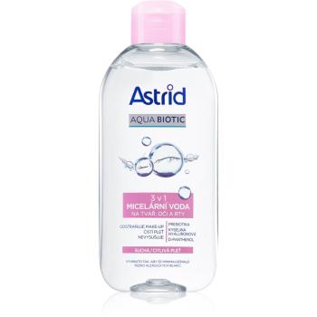 Astrid Aqua Biotic micelárna voda 3v1 pre suchú a citlivú pokožku 400 ml