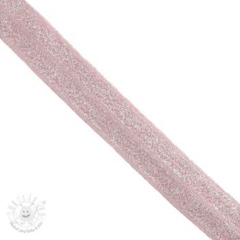 Lemovacia guma glitter 20 mm rose