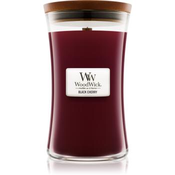 Woodwick Black Cherry vonná sviečka s dreveným knotom 609.5 g