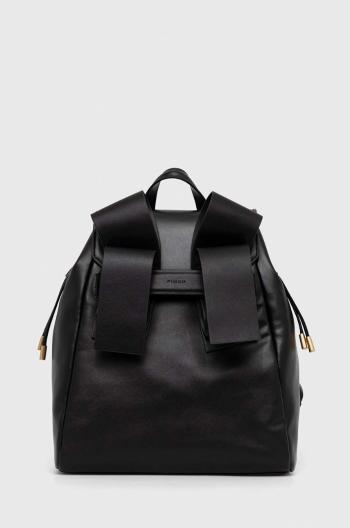 Kožený ruksak Pinko dámsky, čierna farba, veľký, jednofarebný