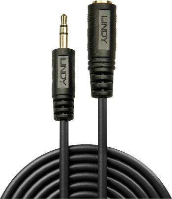 LINDY 35653 jack audio predlžovací kábel [1x jack zástrčka 3,5 mm - 1x jack zásuvka 3,5 mm] 3.00 m čierna