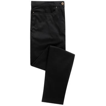 Premier Workwear Pánske nohavice Chino Performance - Čierna | 36/31