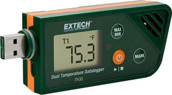 Extech TH30 teplotný datalogger  Merné veličiny teplota -30 do +70 °C        funkcia PDF
