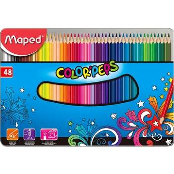 Maped Color Peps Metal Box, 48 farieb (3154148320586)