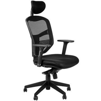 Otočná stolička s predĺženým sedákom HN-5038 ČIERNA (Stema_5903917400831)