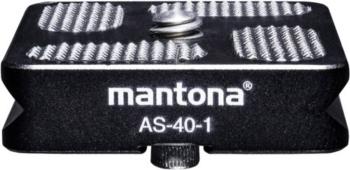 Mantona mantona AS-40-1 Schnellwechselplatte doska pre rýchlu výmenu Vonkajší závit=1/4"