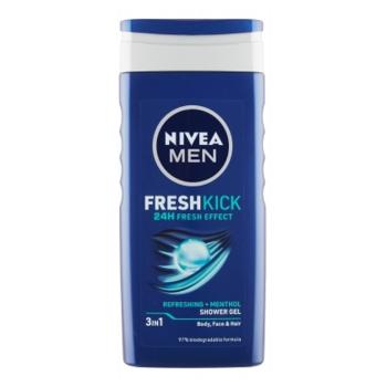 NIVEA Men Fresh Cool Kick Sprchový gél 250 ml