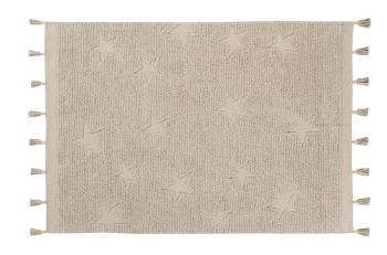 Ourbaby Hippy Stars rug natural 32035-0 obdĺžnik 120x175 cm prírodná