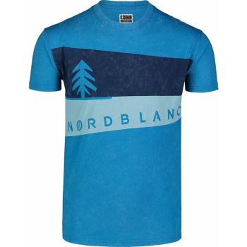 Pánske tričko Nordblanc Graphic modré NBSMT7394_AZR S