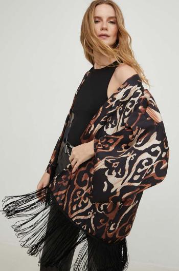 Kimono Answear Lab čierna farba