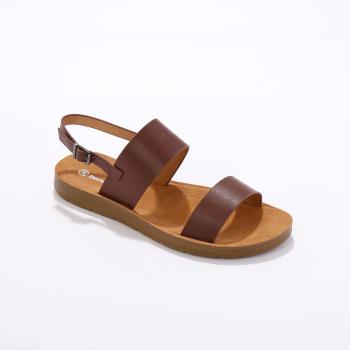 Blancheporte Ploché ľahké sandále karamelová 36