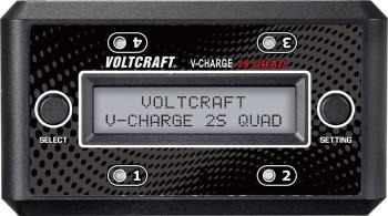VOLTCRAFT V-Charge 2S Quad modelárska nabíjačka   LiPolymer, LiHV, NiCd, NiMH udržiavacie nabíjanie